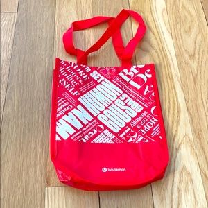 Lululemon reusable small tote bag